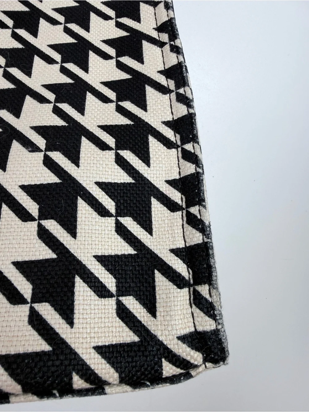 Rare Large Spartina 449 Houndstooth Print Tote Bag